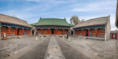 Beijing Shichahai deniz önce Prens Gong evi Bahçesi