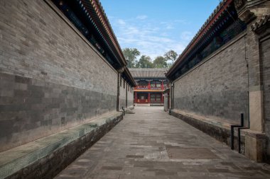 Beijing Shichahai deniz önce Prens Gong evi Bahçesi