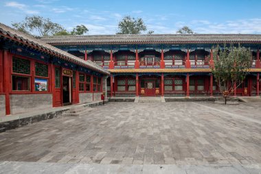 Beijing Shichahai deniz önce Prens Gong evi Bahçesi