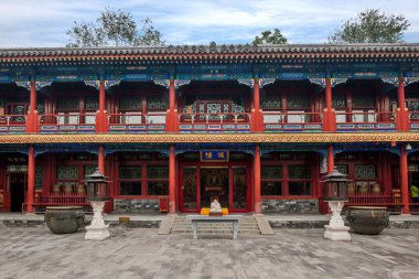 Beijing Shichahai deniz önce Prens Gong evi Bahçesi