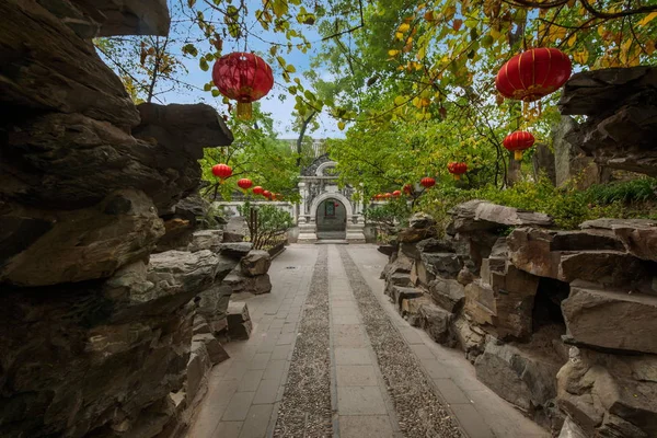 Pequim Mar de Shichahai antes do Príncipe Gong House Garden — Fotografia de Stock