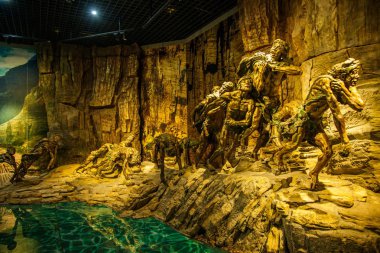 Chongqing üç Gorges Müzesi üç Gorges geçmiş salonu 