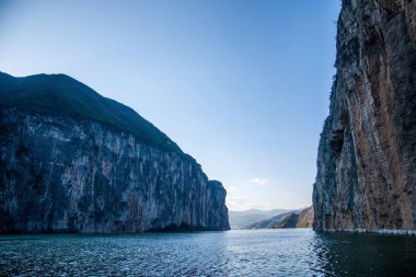 Yangtze Nehri üç boğaz Qutangxia Gorge