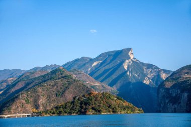 Yangtze Nehri üç boğaz Qutangxia Gorge