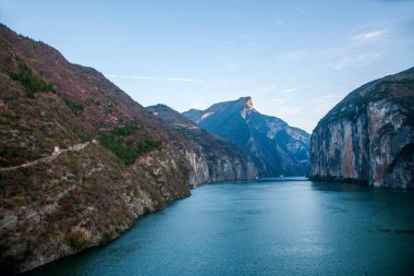 Yangtze Nehri üç boğaz Qutangxia Gorge