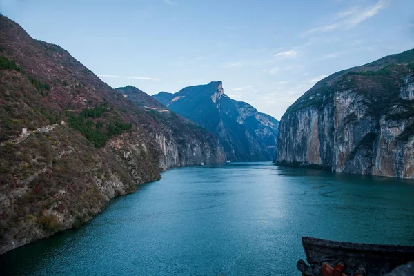 Río Yangtze Tres gargantas Qutangxia Gorge —  Fotos de Stock
