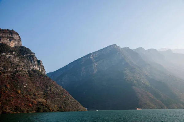 Fiume Azzurro Tre Gole Gola di Wu — Foto Stock