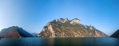 Yangtze Nehri üç Gorges Wu Gorge