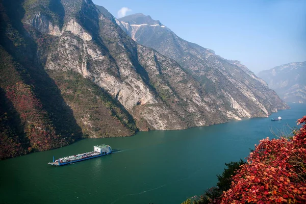 Río Yangtze Tres gargantas Garganta de Wu —  Fotos de Stock