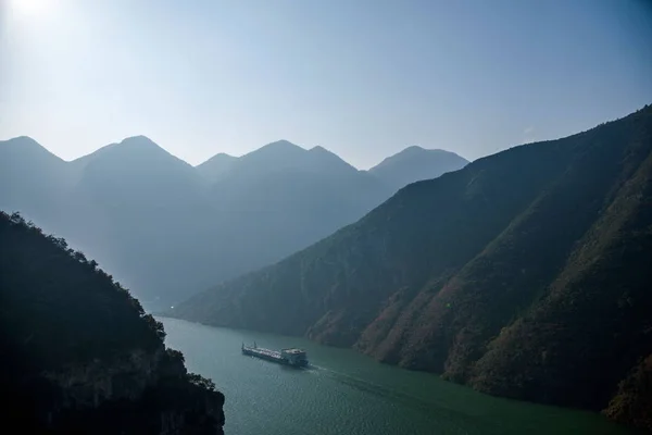 Rivière Yangtze Trois Gorges Gorge Wu — Photo