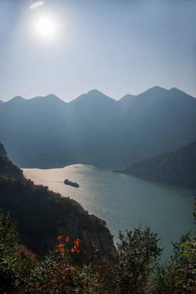 Río Yangtze Tres gargantas Garganta de Wu —  Fotos de Stock