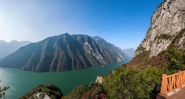 Río Yangtze Tres gargantas Garganta de Wu —  Fotos de Stock