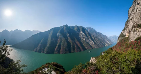 Rivière Yangtze Trois Gorges Gorge Wu — Photo