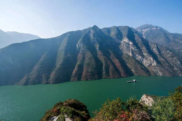 Río Yangtze Tres gargantas Garganta de Wu —  Fotos de Stock