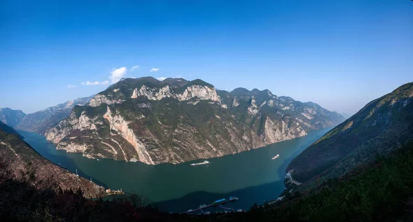 Yangtzefloden Three Gorges Wu Gorge — Stockfoto