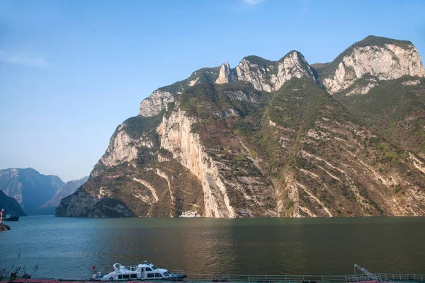 Río Yangtze Tres gargantas Garganta de Wu —  Fotos de Stock