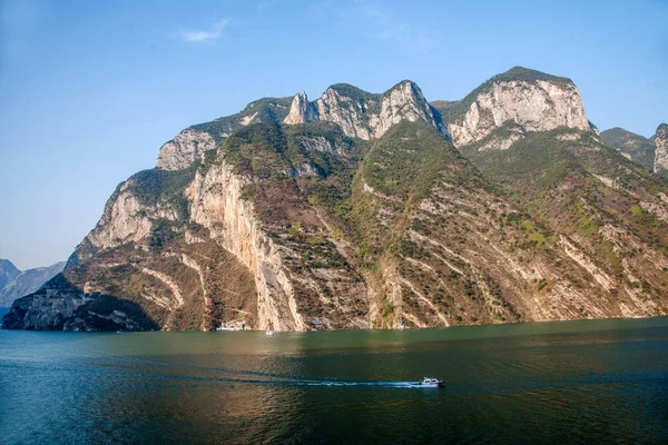 Rivière Yangtze Trois Gorges Gorge Wu — Photo
