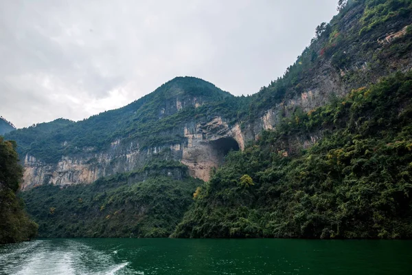 Chongqing Wushan Daning rzeki Three Gorges Canyon — Zdjęcie stockowe