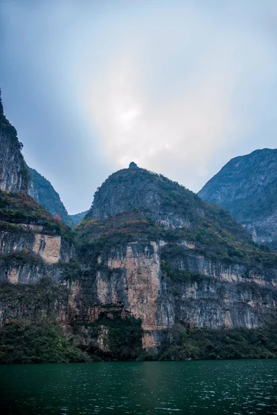 Čchung-čching Wushan Daning tři soutěsky údolí — Stock fotografie