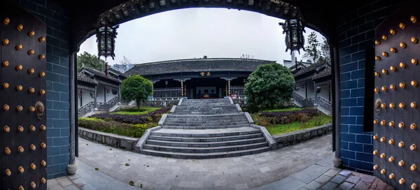 Condado de Hubei Badong (Reconstrução) ) — Fotografia de Stock