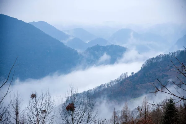 Hubei Badong Dabing River Valley — Stock Photo, Image