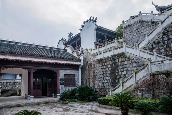 Hubei Zigui Qu Yuan tempel — Stockfoto