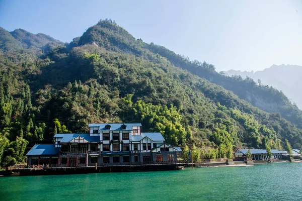 Hubei Zigui Three Gorges Bamboo Sea Water Lake — Stock Photo, Image