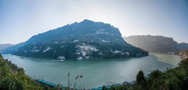 Hubei Yiling Río Yangtze Tres gargantas Dengying Gorge —  Fotos de Stock