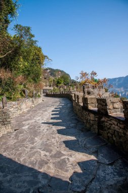 Hubei Yiling Yangtze Nehri üç Gorges gölge gorge 