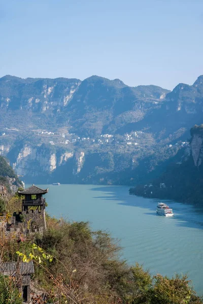 stock image Hubei Yiling Yangtze River Three Gorges Dengying Gorge