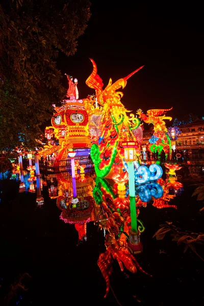 S '-čchuan Zigong Jarní Festival 2016 — Stock fotografie