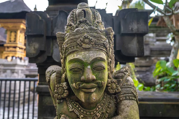 Balinese Traditional Statue Mythological Man Moos Tirta Empul Temple — Stock Photo, Image