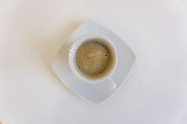 Tasse Café Isolé Dans Une Tasse Blanche — Photo