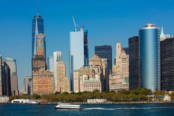 Vysoké budovy new Yorku — Stock fotografie