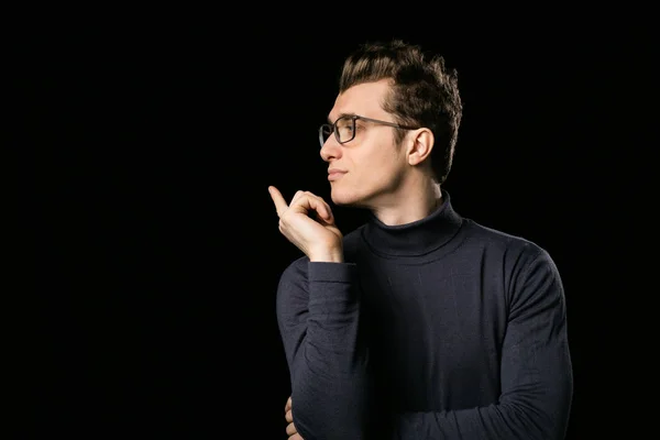 Inteligentny facet w okularach — Zdjęcie stockowe