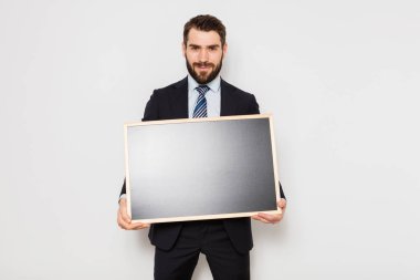 zarif beyaz tahtaya adamla