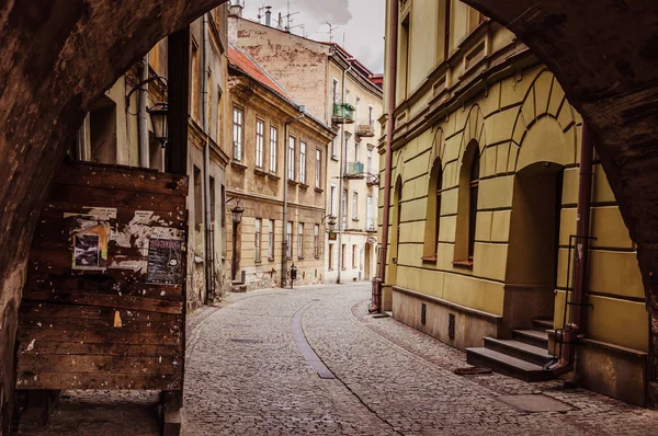 Smalle Oude Straat Het Historische Deel Van Stad — Stockfoto