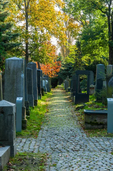 Gammal Begravning Den Gamla Kyrkogården — Stockfoto