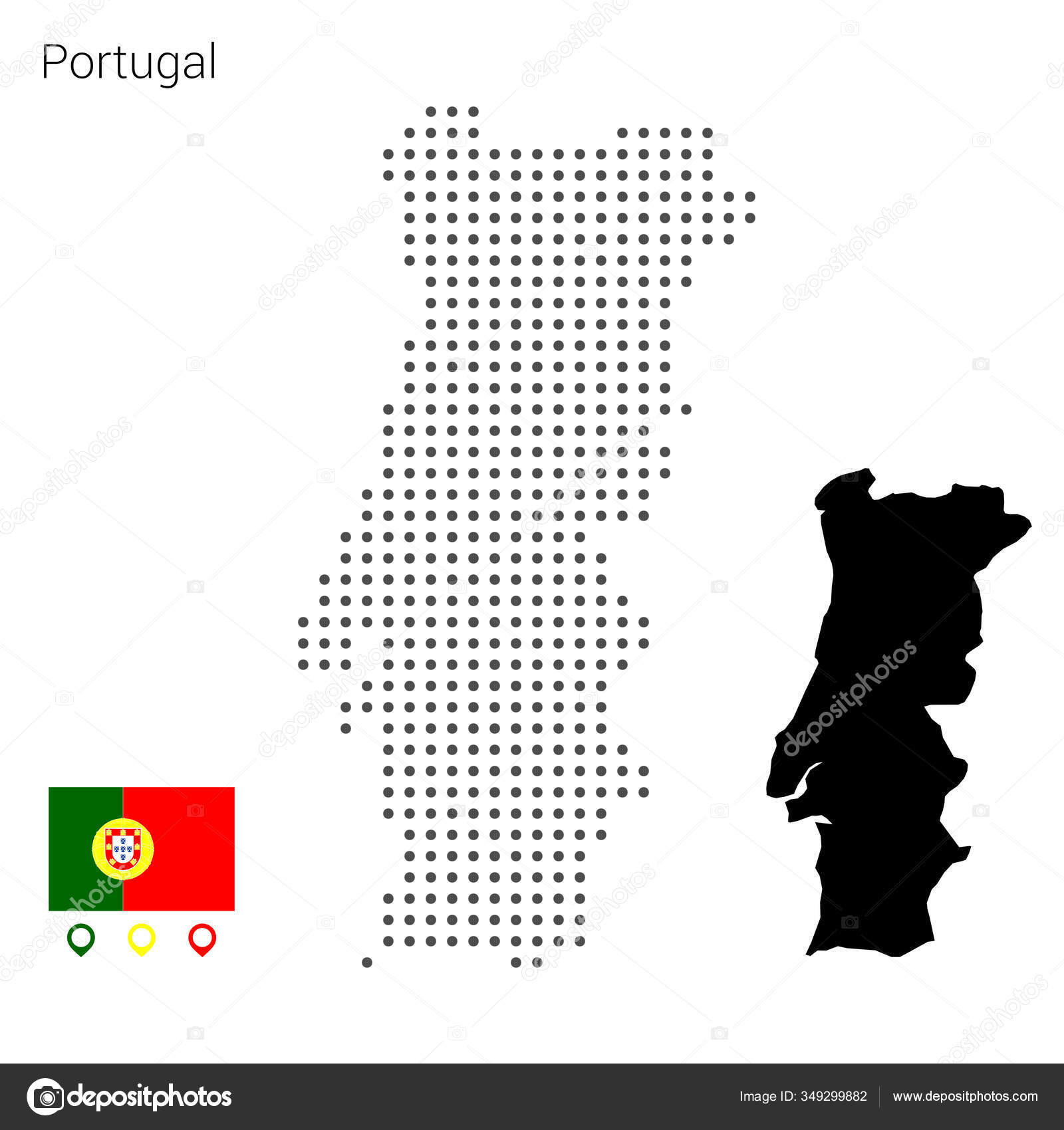 Vector Maps of Portugal