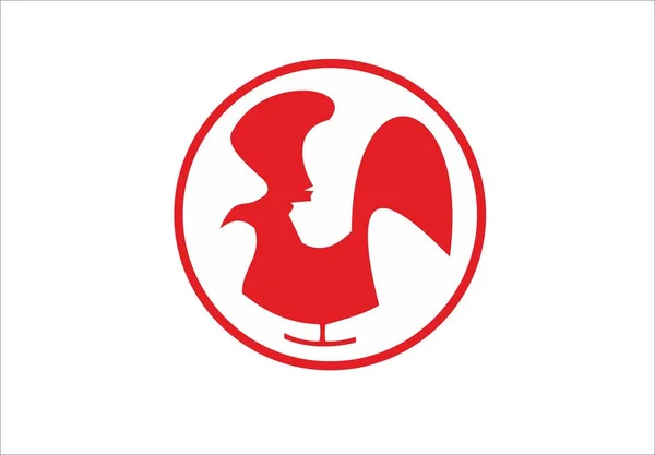 Coq rouge _ 01 — Image vectorielle