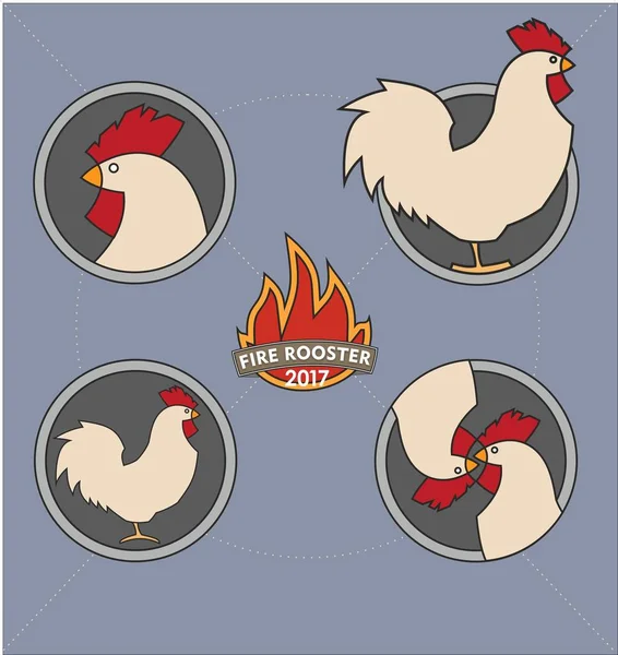 Yangın Rooster_04 logoları