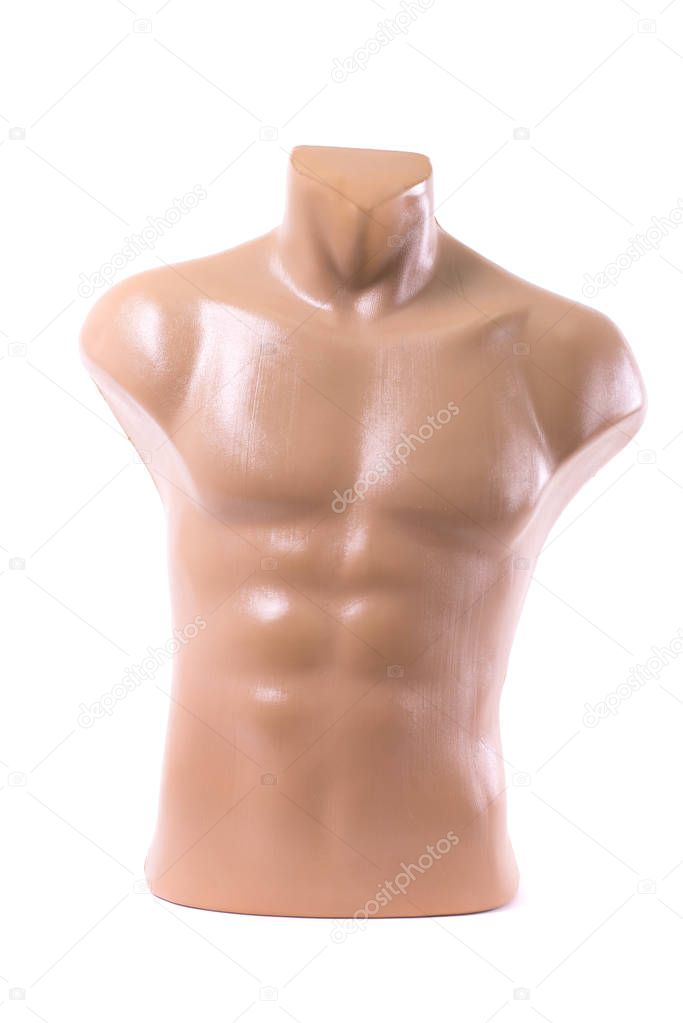 Mannequin on isolated background. Close up.
