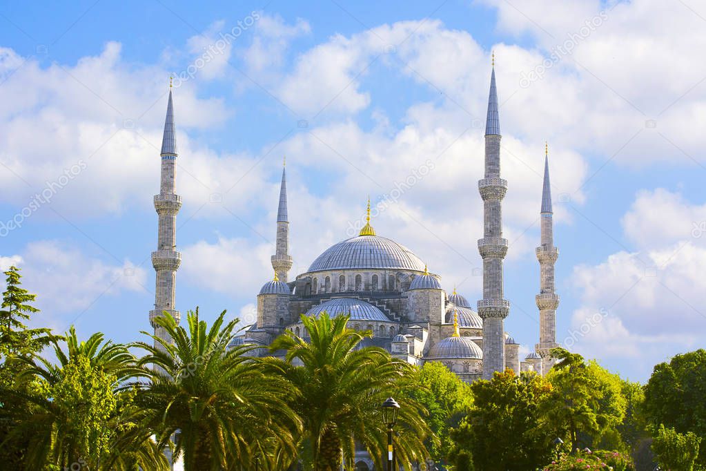 Sultan Ahmed Mosque (Blue Mosque), Istanbul, Turkey.