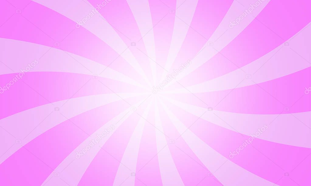 Vintage grunge pink radial lines background.