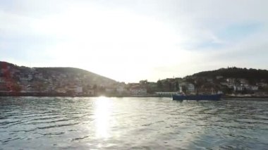 Kırsal Princes ada Burgazada görünümünü. Istanbul, Türkiye. 4k.