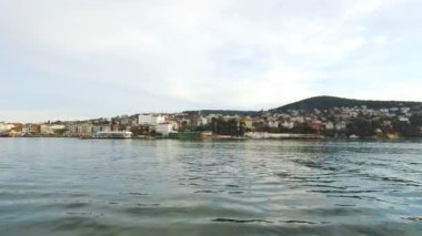 Kırsal Princes ada Burgazada görünümünü. Istanbul, Türkiye. 4k.