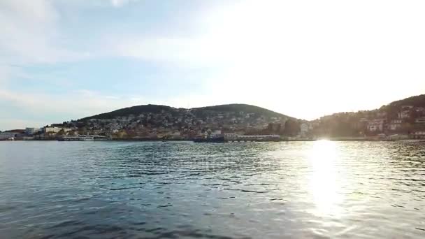 Ansicht der ländlichen Prinzen Insel Burgazada. istanbul, Türkei. 4k. — Stockvideo