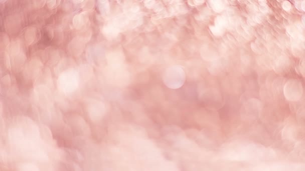 粉红色的散景 抽象背景 弥散灯 高质量素材 — 图库视频影像