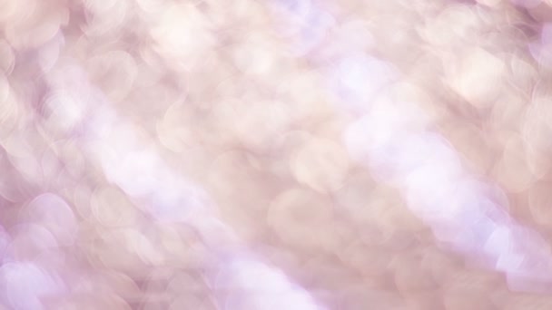 Розовый Боке Абстрактный Фон Разряженный Свет Отснятый Высоком Качестве — стоковое видео