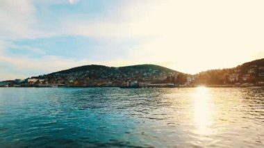 Kırsal Princes ada Burgazada görünümünü. Istanbul, Türkiye.